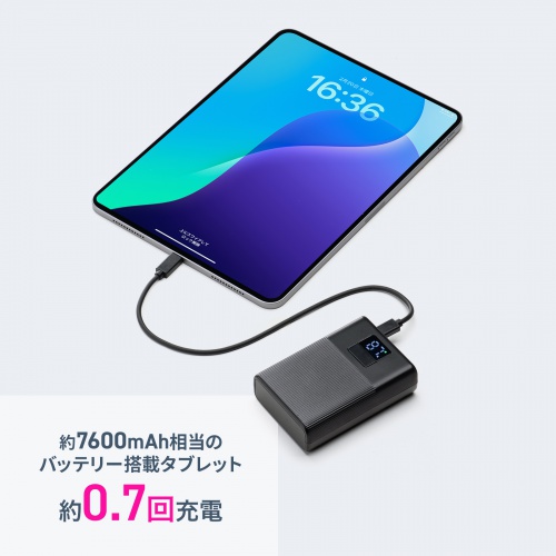 モバイルバッテリー（10000mAh・PD20W・PSE認証済み・C×2 A×1・スマホ・タブレットUSB充電・飛行機持ち込み可・旅行）