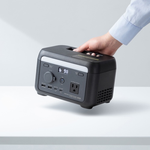 ポータブル電源（102.4Wh・AC出力・200W・持ち運び・軽量・USB PD65W・32000mAh・LEDライト付き・停電・災害・車中泊・ノートパソコン・小型家電）