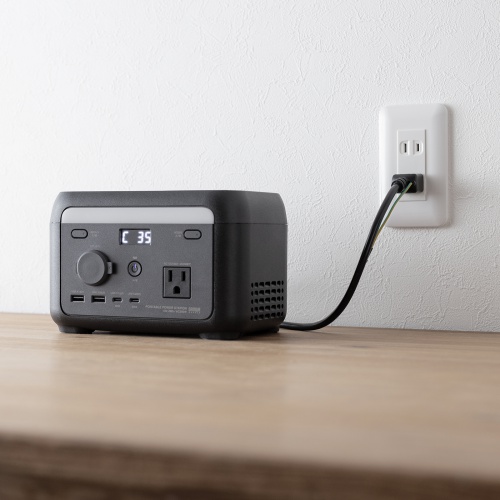 ポータブル電源（102.4Wh・AC出力・200W・持ち運び・軽量・USB PD65W・32000mAh・LEDライト付き・停電・災害・車中泊・ノートパソコン・小型家電）