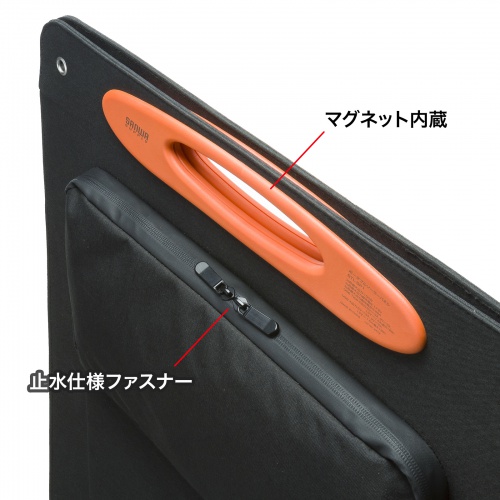 ポータブルソーラーパネル（最大出力100W）