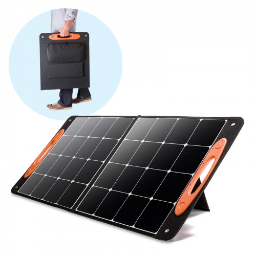 ポータブルソーラーパネル（最大出力100W）