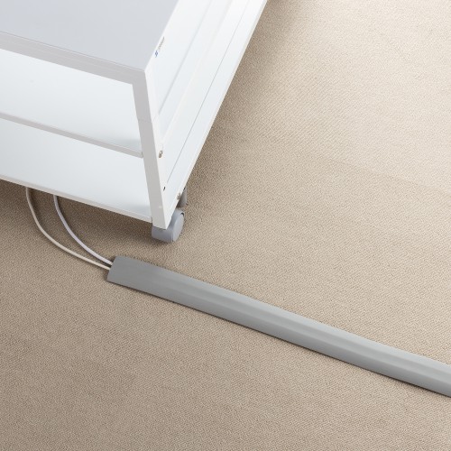 ケーブルカバー（ソフトタイプ・グレー・幅50.8mm・保護・配線カバー）CA-50N2