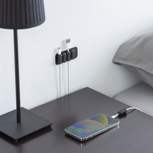 マグネットケーブルホルダー（ブラック）CA-515BK サンワサプライ