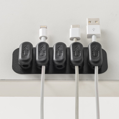 マグネットケーブルホルダー（ブラック）CA-515BK サンワサプライ