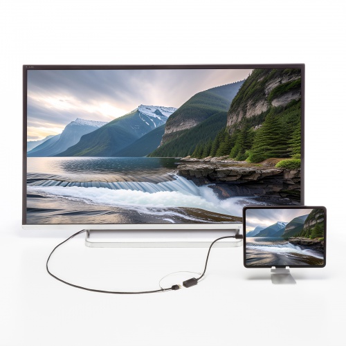 ケーブル・アダプタ連結用ワイヤー（盗難防止・紛失防止）