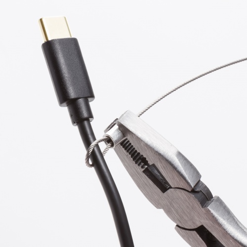 ケーブル・アダプタ連結用ワイヤー（盗難防止・紛失防止）