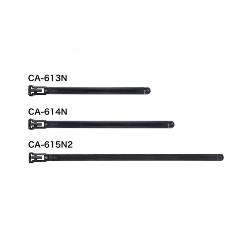 ケーブルタイ（ワイドタイプ・20cm・10本入り・結束バンド・配線・ブラック）