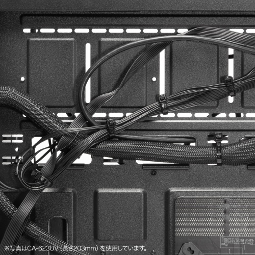 結束バンド（屋外用・長さ150mm・50本入り・耐UV・紫外線に強い・耐候性・幅3.6mm・配線・DIY・結束径最大36mm・引張強度18kg・ブラック）