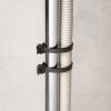 結束バンド（屋外用・長さ380mm・50本入り・耐UV・紫外線に強い・耐候性・幅7.6mm・配線・DIY・結束径最大105mm・引張強度55kg・ブラック）