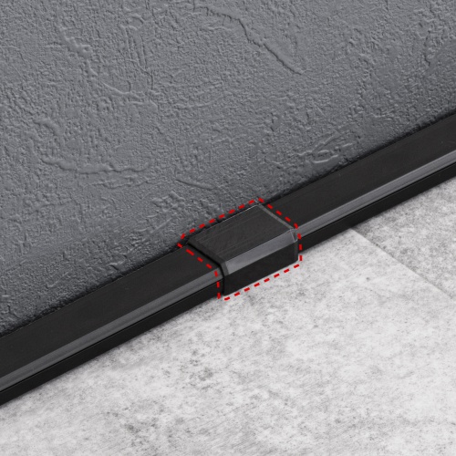 【アウトレット】ケーブルモール（連結部品・幅22mm・直線タイプ・CA-KK22用・配線・ダクト・カバー・ケーブル収納・ブラック）