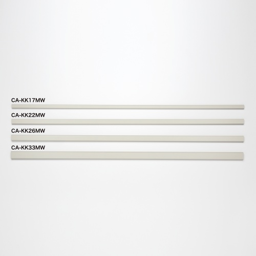 ケーブルモール（幅22mm・角型・壁用・床用・フラット・両面テープ付き・釘・ネジ止めが可能・配線・ダクト・カバー・ケーブル収納・ミルキーホワイト）