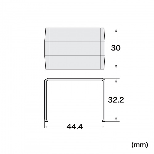 ケーブルカバー（壁用・床用・配線カバー・配線隠し・配線ダクト・連結カバー・CA-KK40W用）