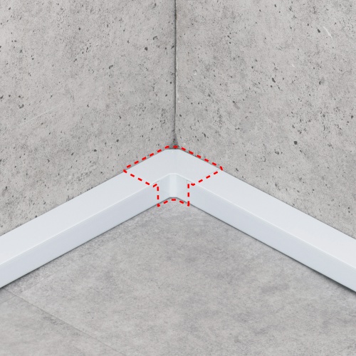 ケーブルカバー（壁用・床用・配線カバー・配線隠し・配線ダクト・平面L型・CA-KK40W用）