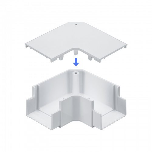 ケーブルカバー（壁用・床用・配線カバー・配線隠し・配線ダクト・平面L型・CA-KK40W用）