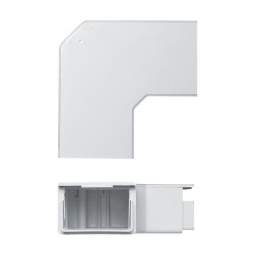 ケーブルカバー（壁用・床用・配線カバー・配線隠し・配線ダクト・平面L型・CA-KK60W用）