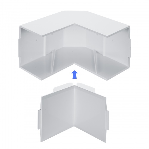 ケーブルカバー（壁用・床用・配線カバー・配線隠し・配線ダクト・内外L型・CA-KK80W用）