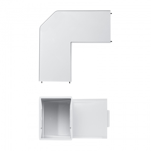 ケーブルカバー（壁用・床用・配線カバー・配線隠し・配線ダクト・内外L型・CA-KK80W用）