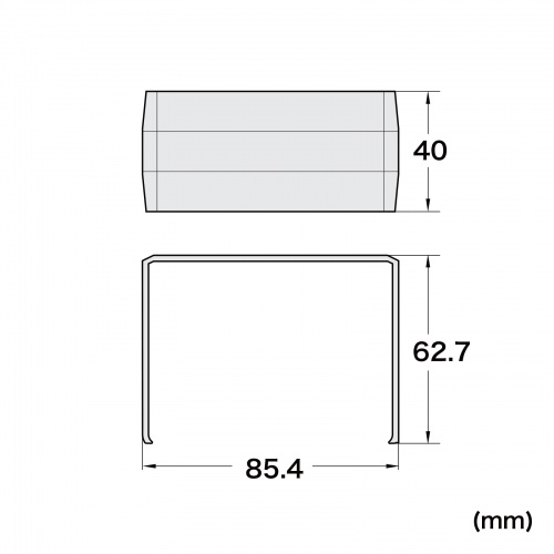 ケーブルカバー（壁用・床用・配線カバー・配線隠し・配線ダクト・連結カバー・CA-KK80W用）
