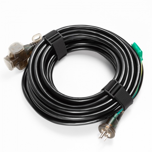 面ファスナー結束バンド（幅25mm・長さ3m・黒・専用カン付き）