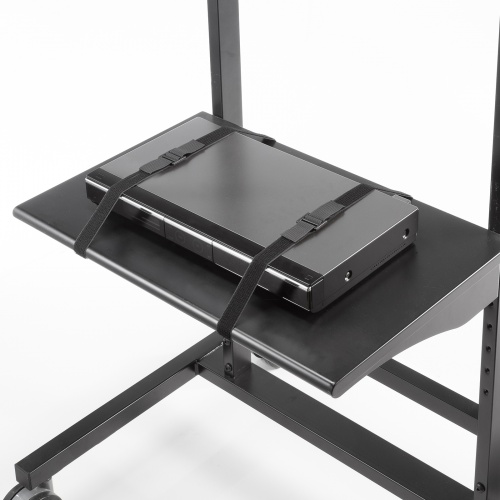 面ファスナー結束バンド（幅25mm・長さ3m・黒・専用カン付き）