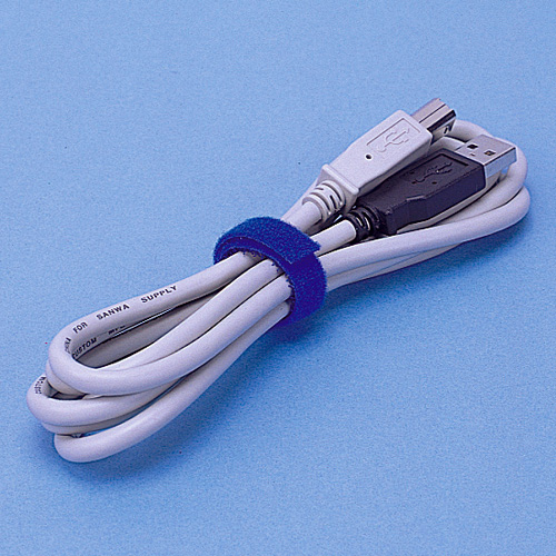 ケーブルタイ（面ファスナー・配線用・3色セット） CA-MF4SETN サンワサプライ