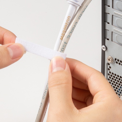 マジックバンド（幅10mm×長さ3m・ホワイト）