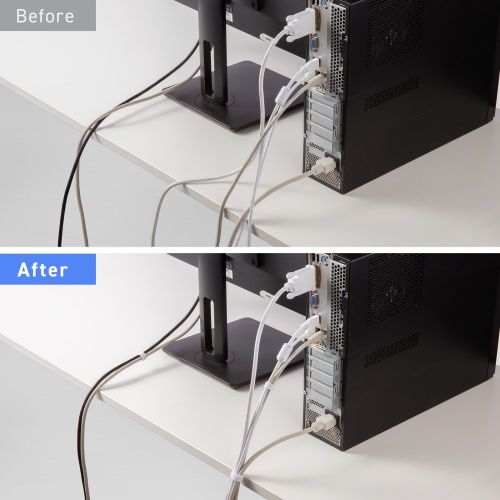 マジックバンド（幅10mm×長さ3m・ホワイト）