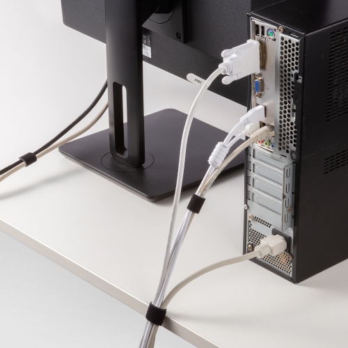 マジックバンド（ケーブルタイ・結束・帯・幅20mm×長さ3m・ブラック） CA-MF7BKN