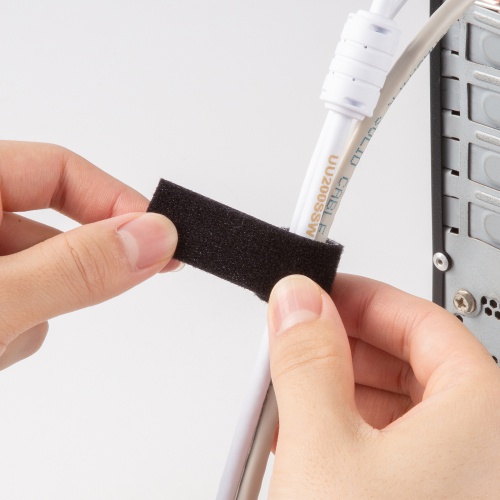 マジックバンド（厚さ2.7mm・幅20mm・長さ3m・黒）