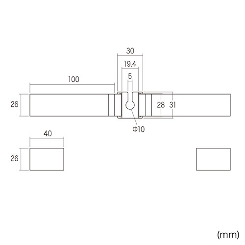 I/Oロックベルト（USBプラグ対応・抜け防止・面ファスナー取り付け）