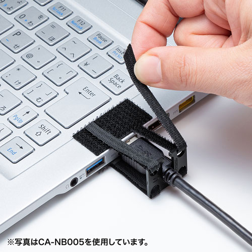 HDMIホールドロック（HDMIプラグ対応・抜け防止・面ファスナー取り付け）