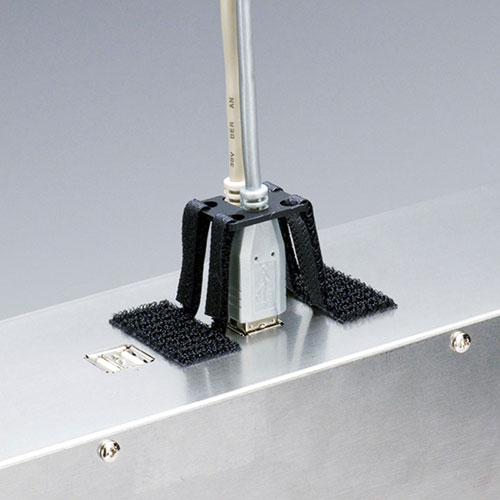 USBホールドロック（USBプラグ対応・抜け防止・面ファスナー取り付け）