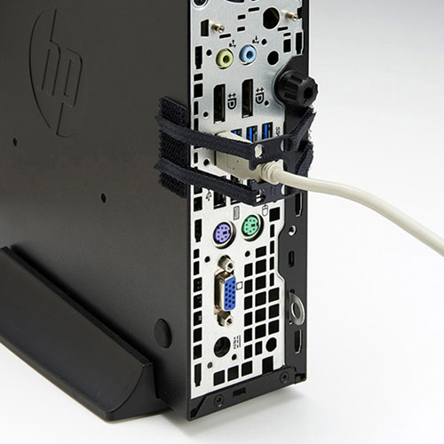 USBホールドロック（USBプラグ対応・抜け防止・面ファスナー取り付け）