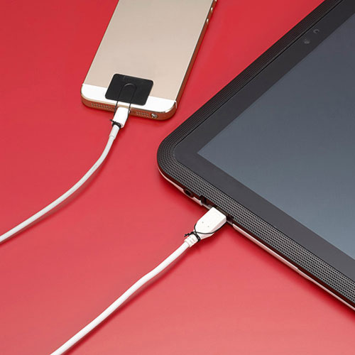 汎用チョイロック（タブレット・Wi-Fiルーター・スマートフォン対応・抜け防止・線材取り付け）