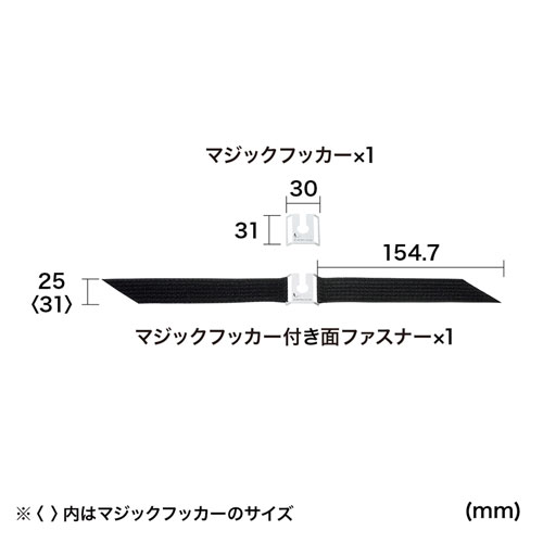 I/Oロックジョイント（USB/HDMI中継プラグ対応・抜け防止・面ファスナー取り付け）