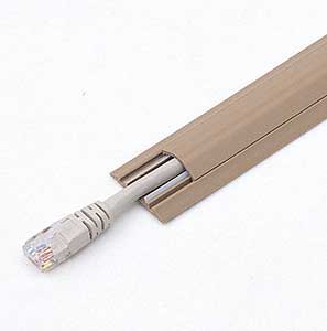 環境配慮型のエコケーブルカバー（ライトブラウン・ケーブル収納目安2本） サンワサプライ