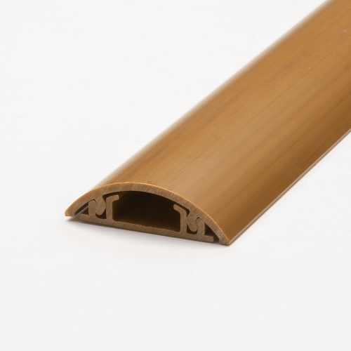 床用ケーブルモール（幅30mm、長さ1m、ライト木目）