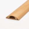 床用ケーブルモール（幅30mm・長さ1m・ナチュラル木目）