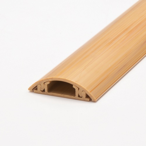 床用ケーブルモール（幅30mm・長さ1m・ナチュラル木目）
