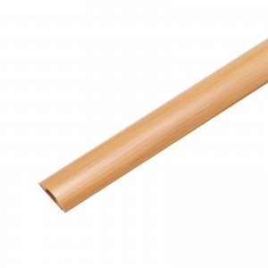 床用ケーブルモール（幅30mm・長さ1m・ナチュラル木目）