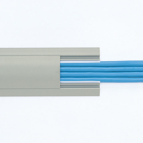 ケーブルカバー（中・足かけ危険予防・グレー） CA-R50GY サンワサプライ