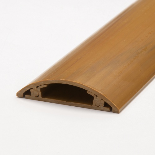 床用ケーブルモール（幅50mm・長さ1m・ライト木目）