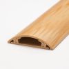 床用ケーブルモール（幅50mm・長さ1m・ナチュラル木目）