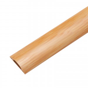 床用ケーブルモール（幅50mm・長さ1m・ナチュラル木目）