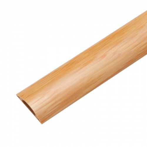 床用ケーブルモール（幅50mm・長さ1m・ナチュラル木目）