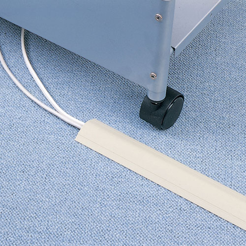 幅50×長さ1000のケーブルカバー（アイボリー） サンワサプライ