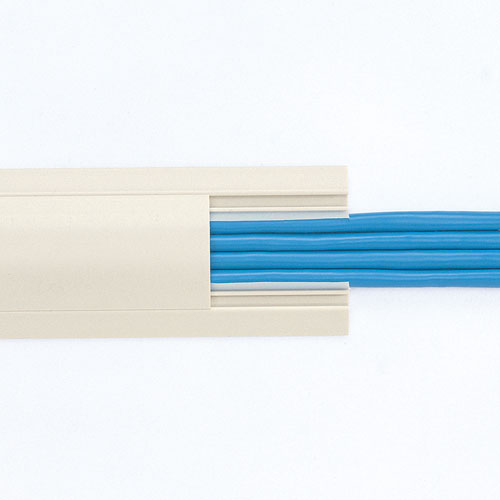 幅50×長さ1000のケーブルカバー（アイボリー） サンワサプライ