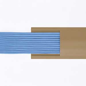 ケーブルカバー（ライトブラウン・1m・ケーブル収納目安22本） サンワサプライ