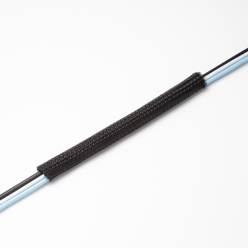 ケーブルカバー（ケーブルスリーブ・編組スリーブ・黒・2m・内径13mm）