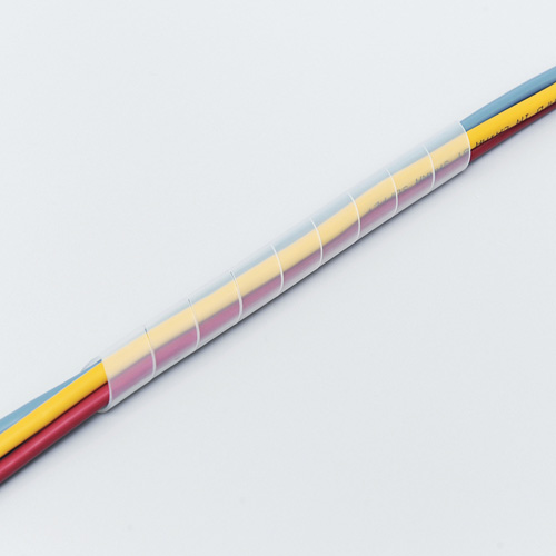 ケーブルタイ（スパイラルタイプ・内寸直径12mm・2m巻き・ホワイト）